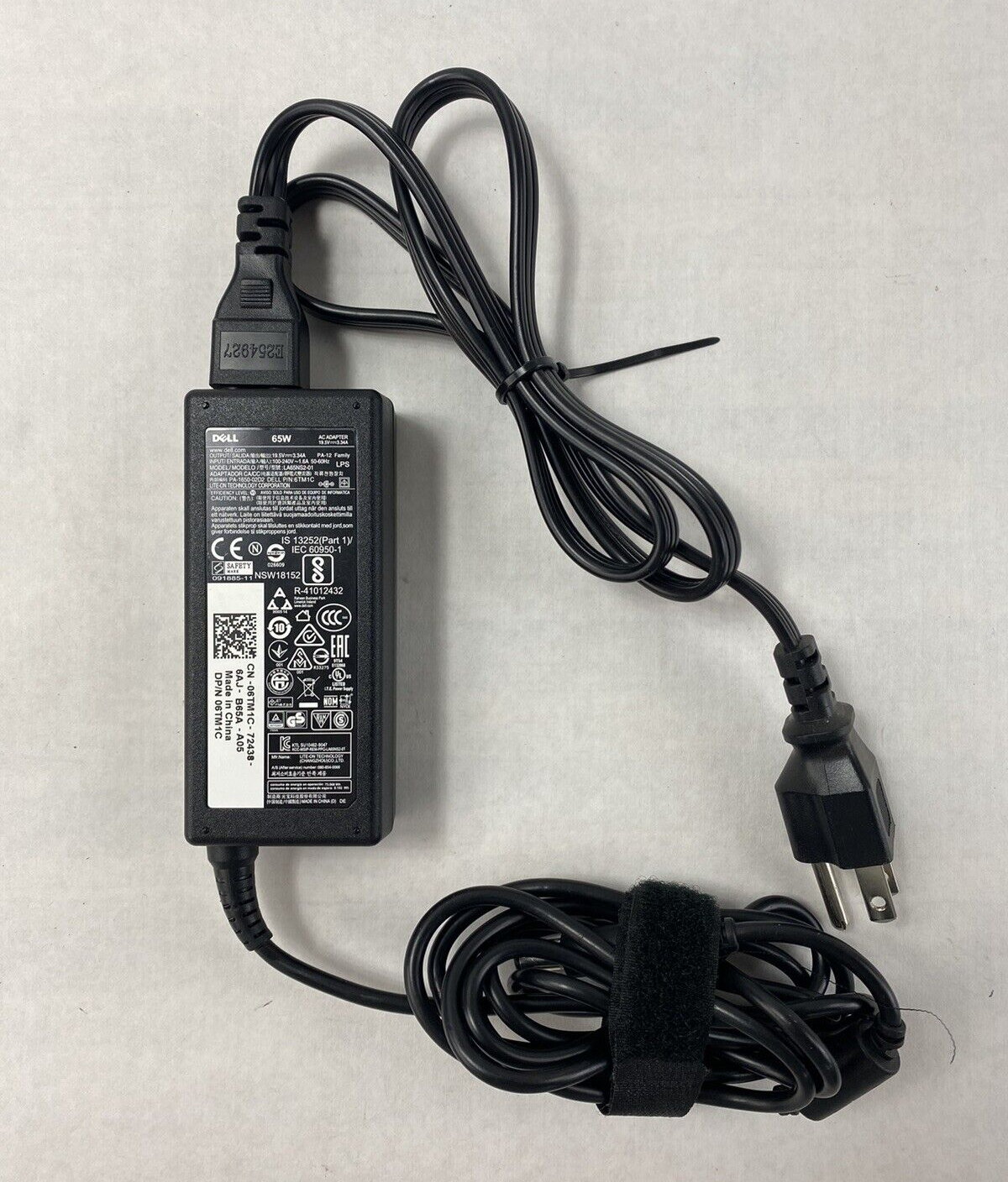 Lot of (5) Dell 65W PA-12 6TM1C AC Adapter LA65NS2-01