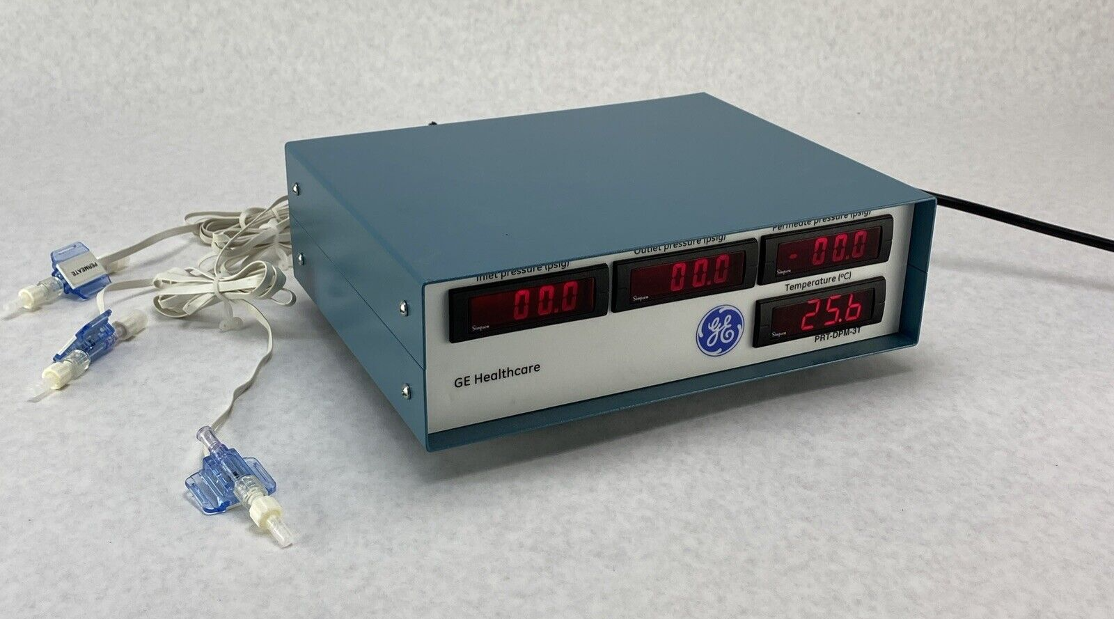 GE Healthcare PRT-DPM-3T Pressure Transducer Display Unit 56-4106-11