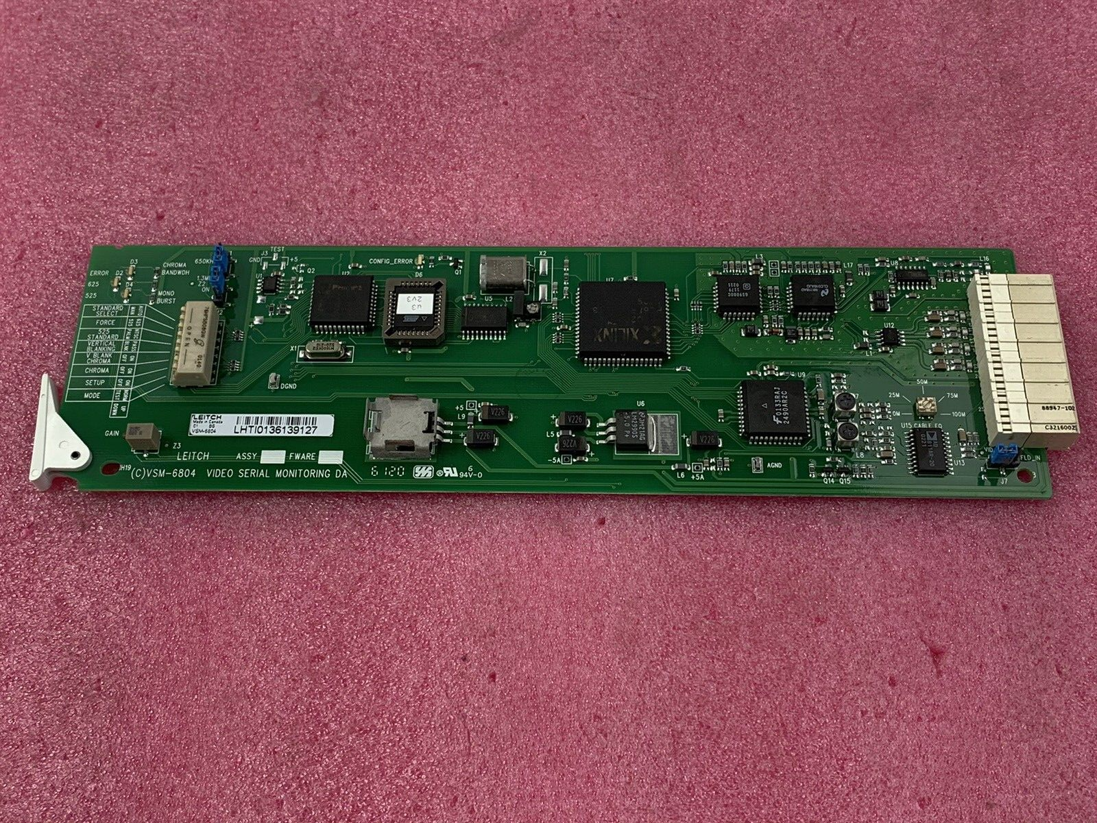 Leitch VSM-6804 video serial monitoring DA card