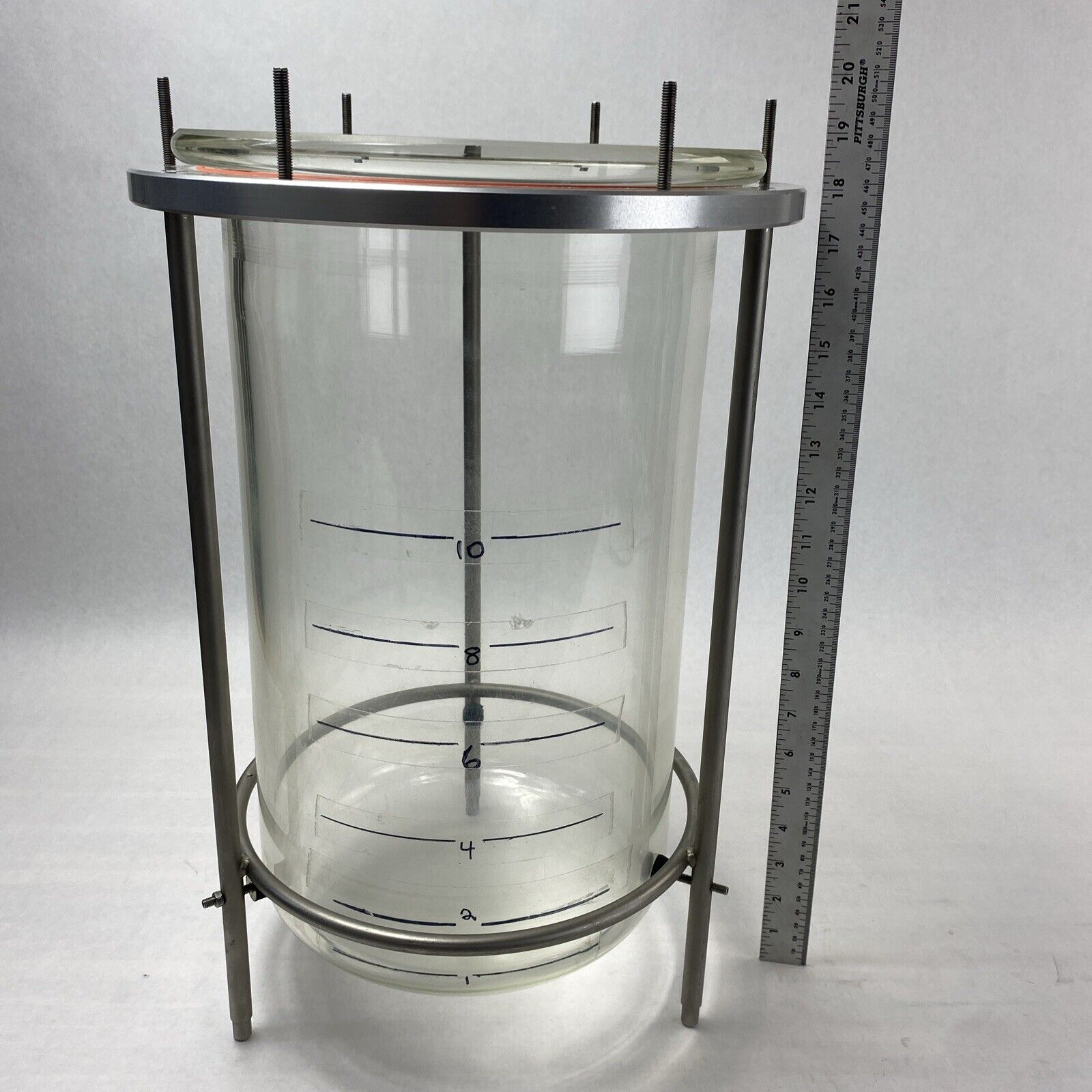 Applikon -1/0.5 Barg 12L Glass Vessel Bioreactor 12 Liter