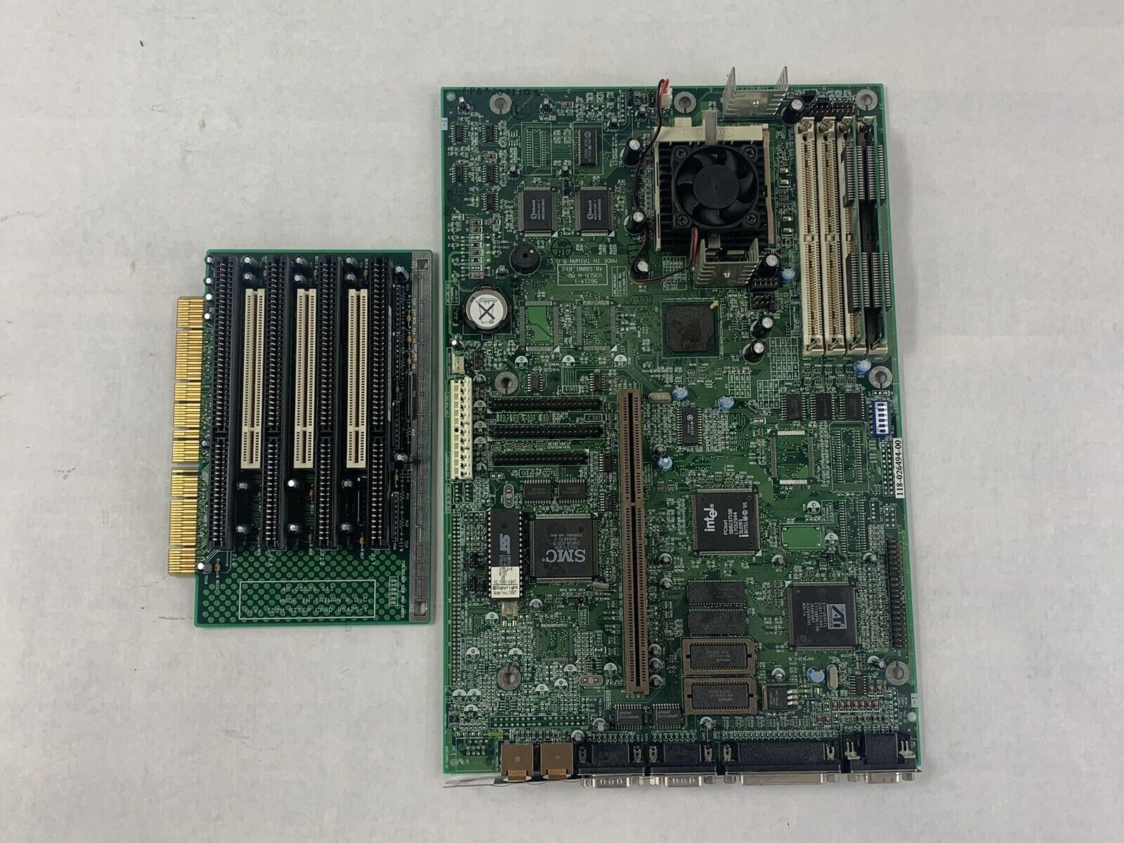 Data General 5166sc Motherboard Intel Pentium 166MHz 16MB RAM I/O Riser