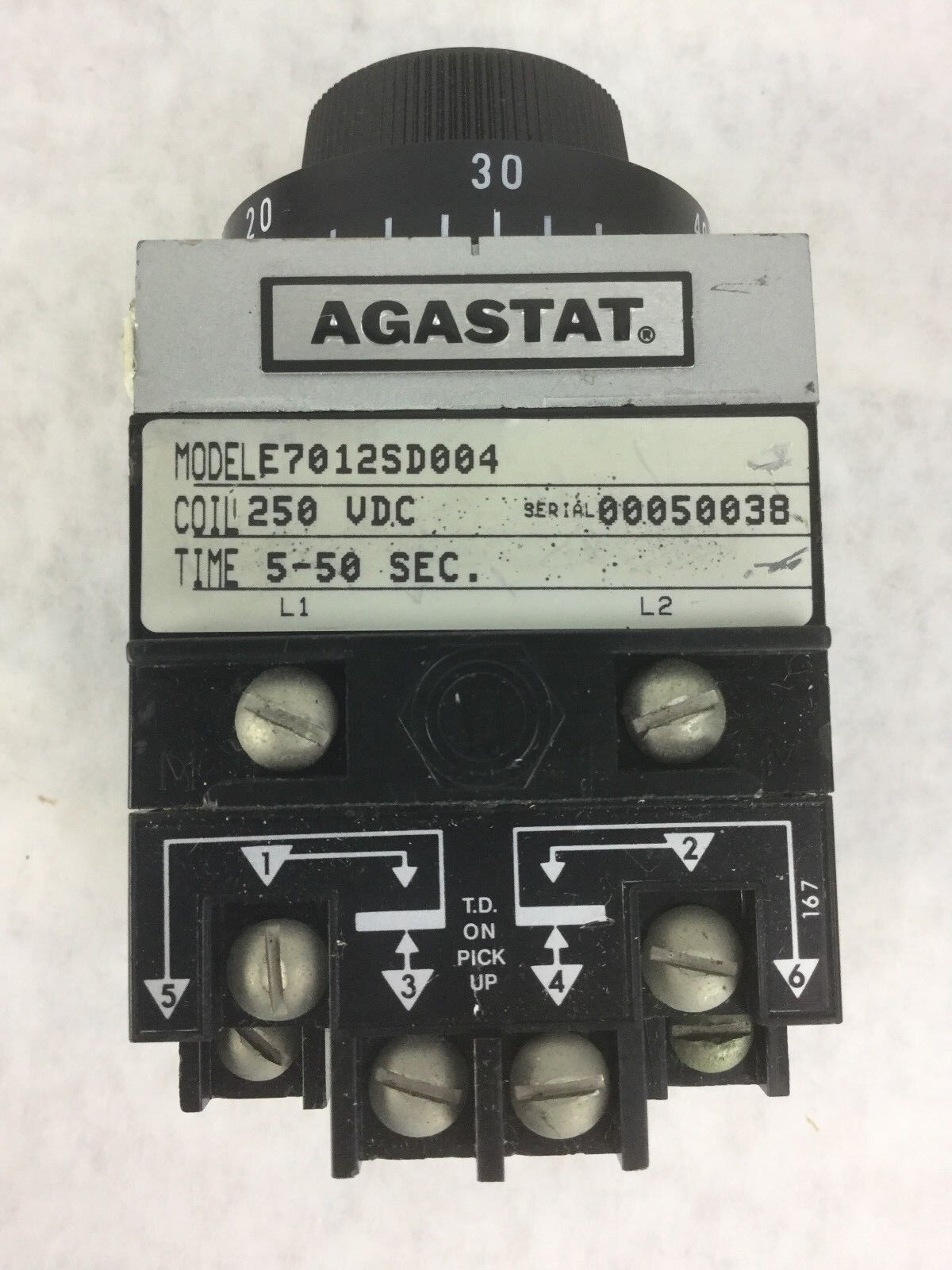 Agastat E7012SD004 Relay