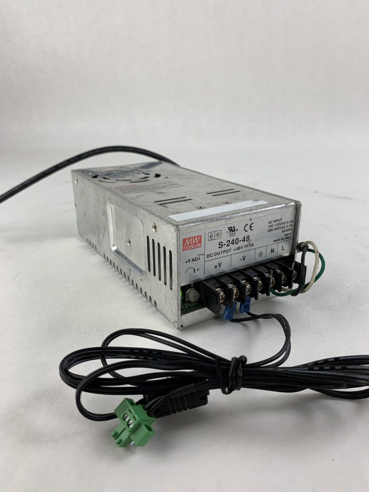 Meanwell Power Supply s-240-48 48V-5A Power Tested