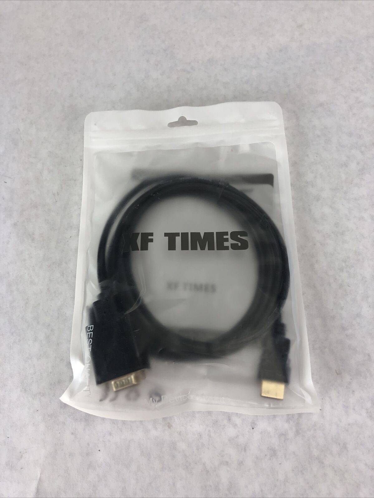 XF TIMES HDMI to VGA Gold Plated Active Video Adapter cable 6 Ft (Lot of 4)