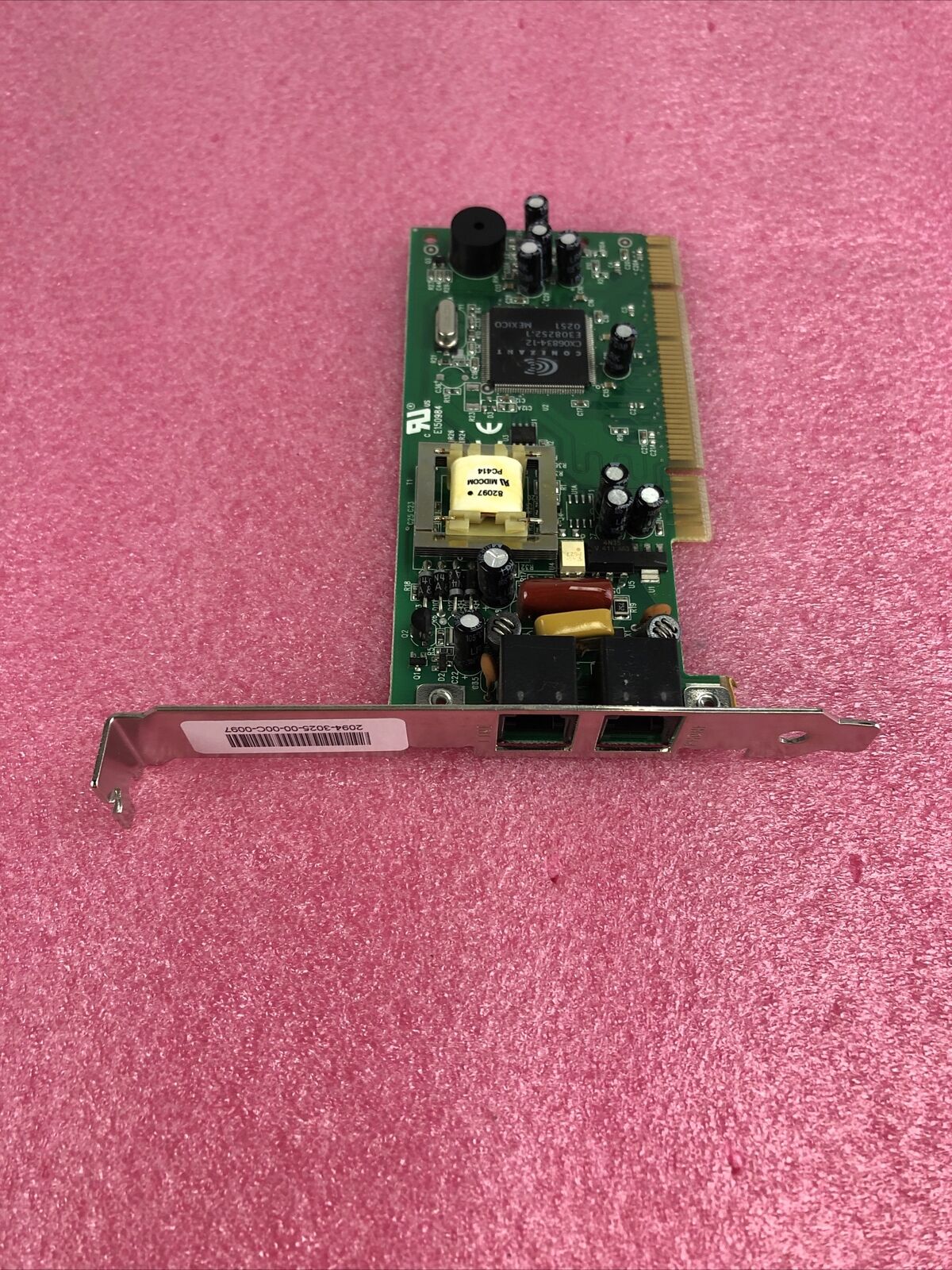 Zoom Telephonics V.92 PCI 56K Modem 3025C Series 0163