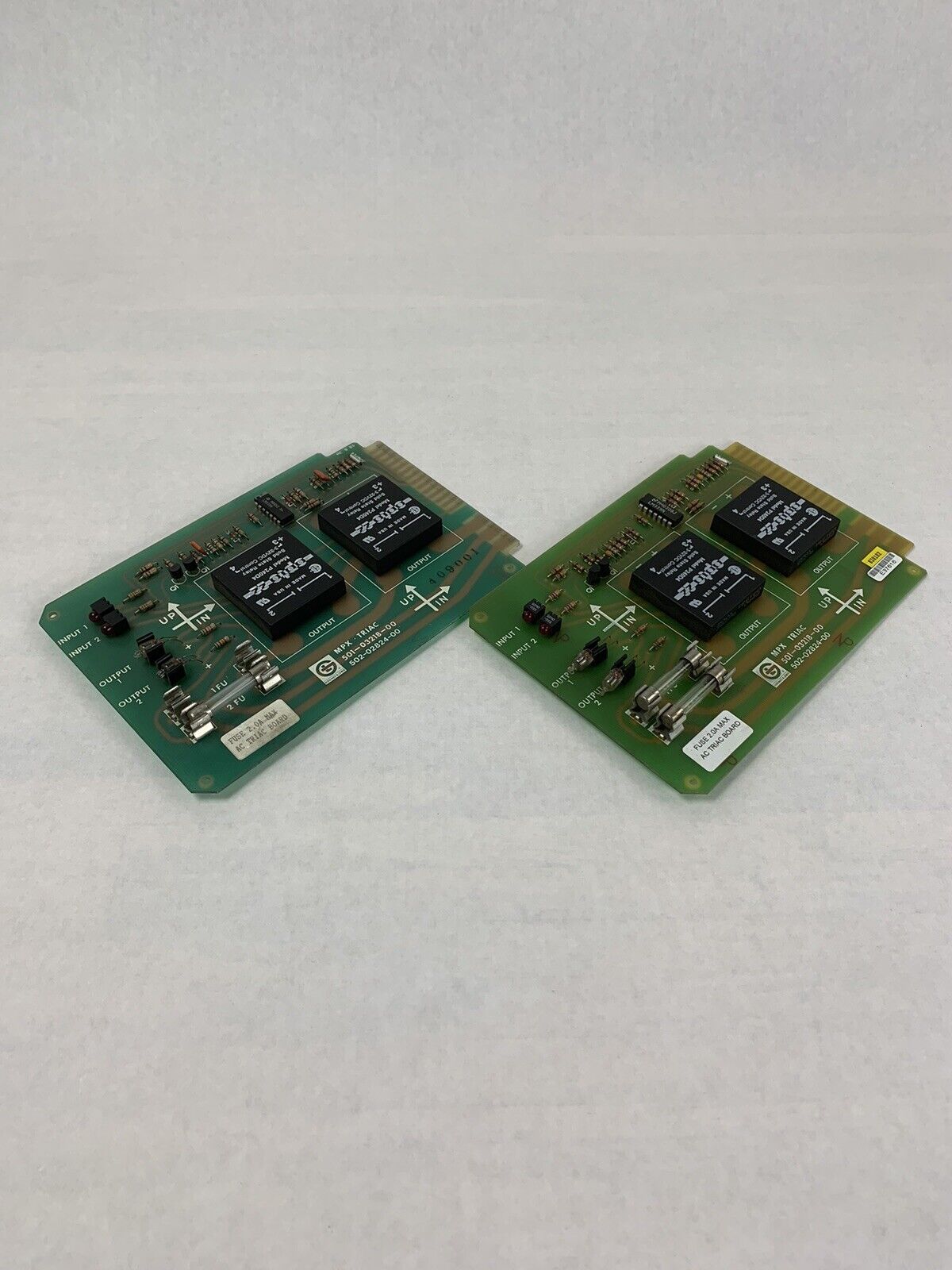 Giddings & Lewis MPX Triac 501-03218-00  502-02824-00 Circuit Board (Lot of 2)