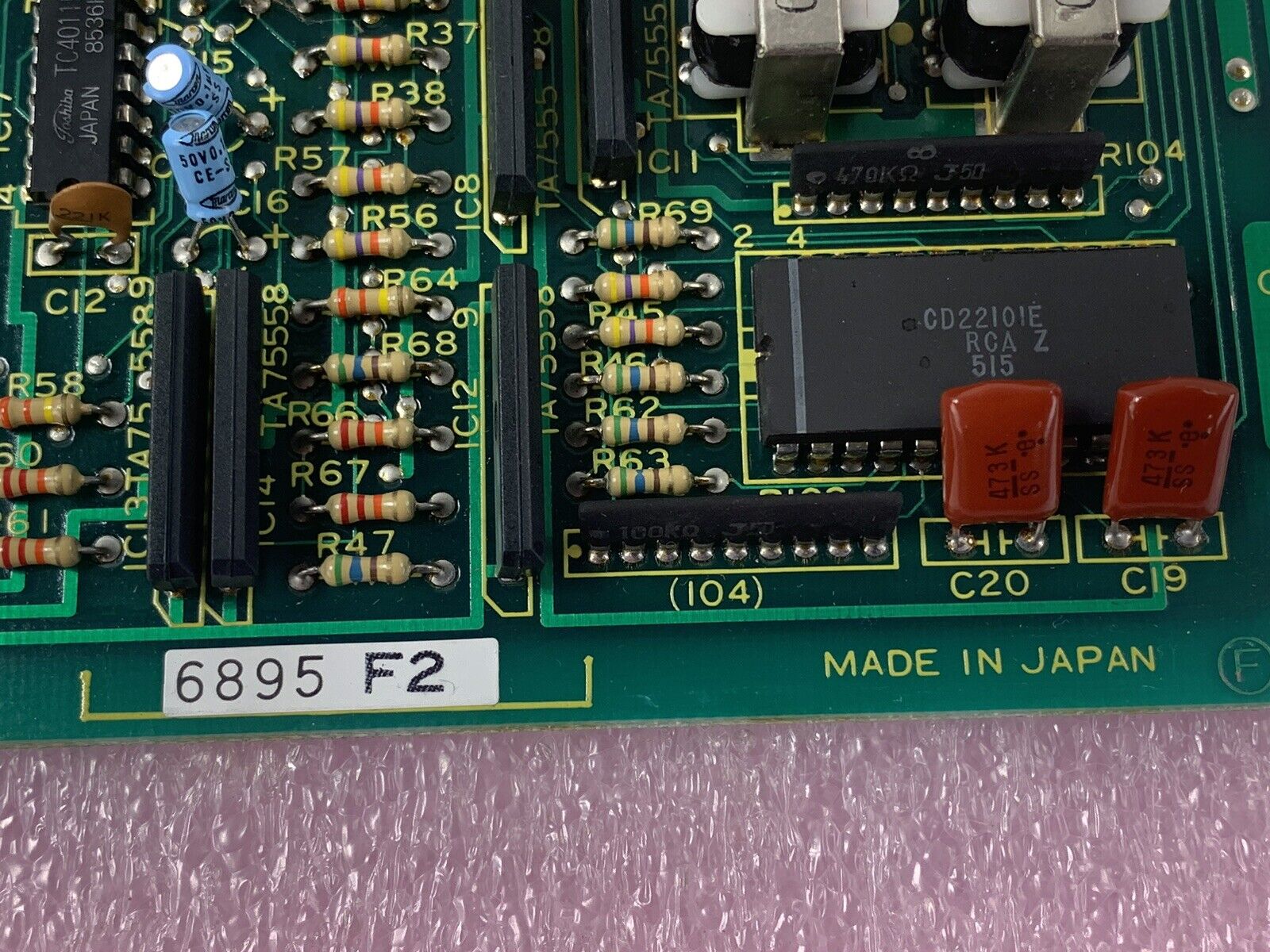 Toshiba Strata VI Card - MTOU2 - Tone Circuit Card