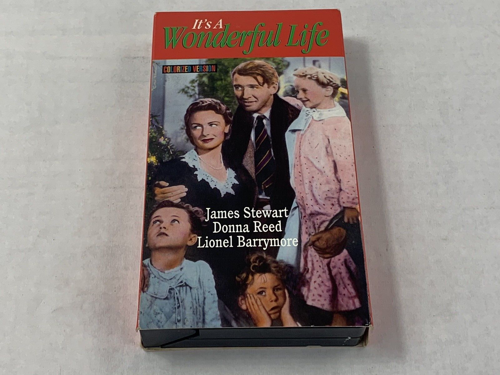 Vintage Classic Its a Wonderful Life 1993 Color VHS Tape Christmas Movie