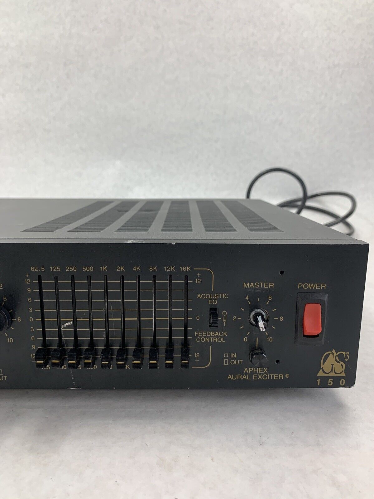 Bogen GS-150 Gold Seal Series Amplifier GS-150 Equalizer Power Tested for Parts