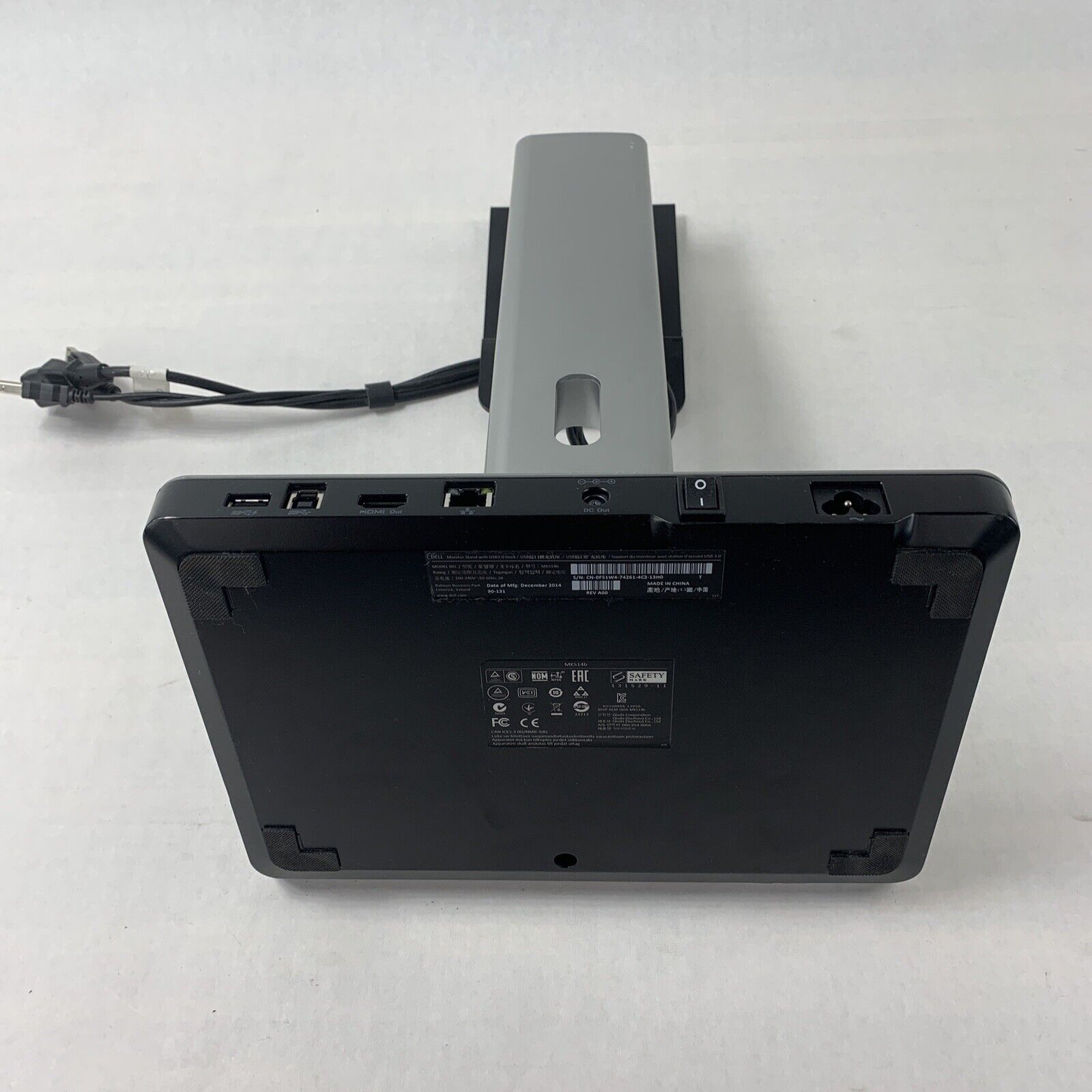 Dell MKS14b F51W4 OEM Universal Monitor Stand with USB 3.0 Dock