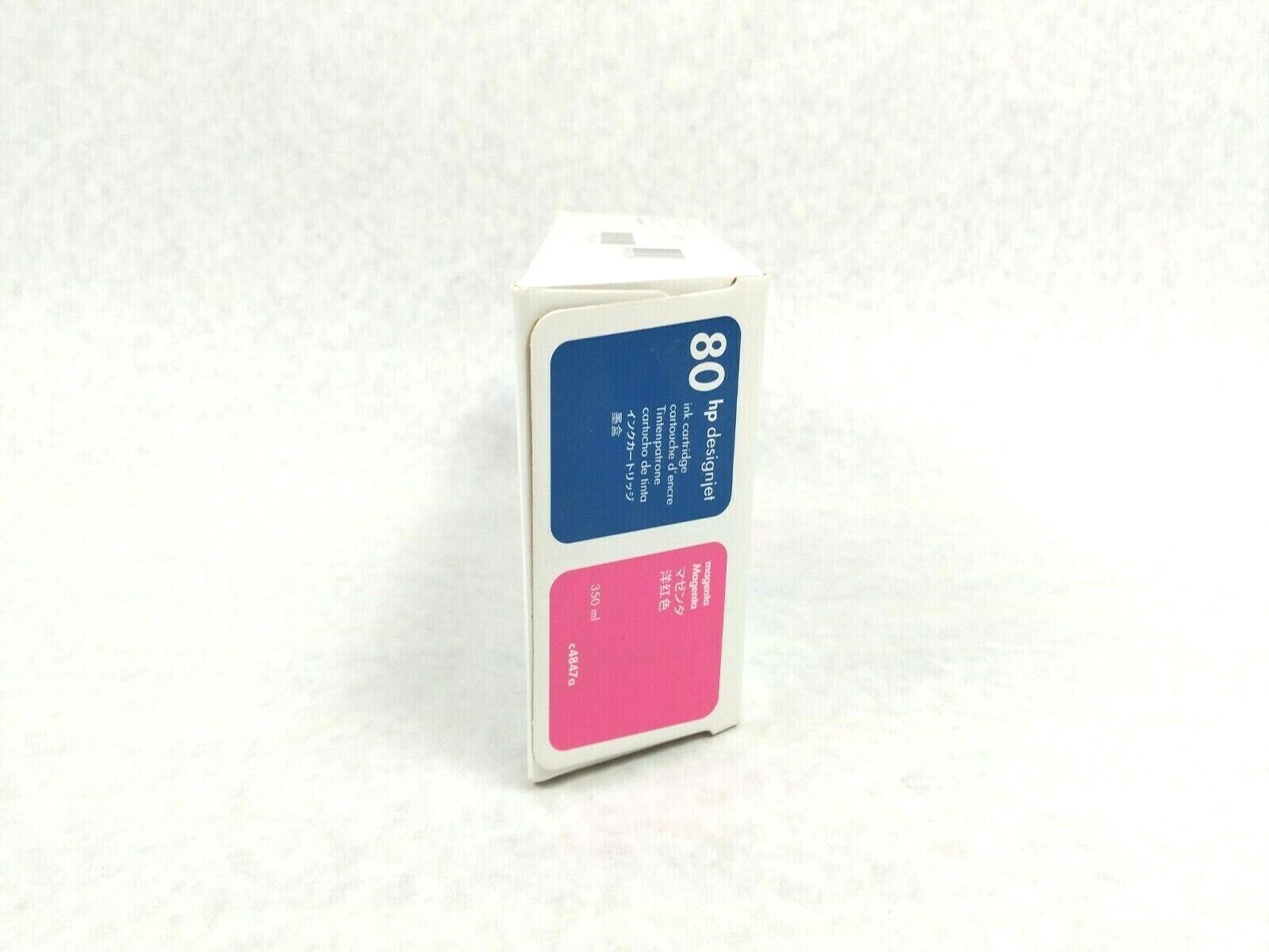 HP 80 Designjet C4847A Magenta 350ml Ink Cartridge 17 APR 10