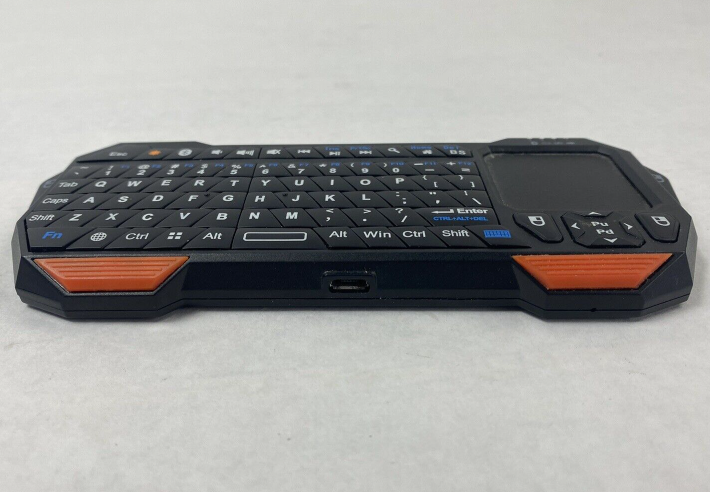 Mini Bluetooth Keyboard with Built-In Touchpad IS11-BT05 Power Tested