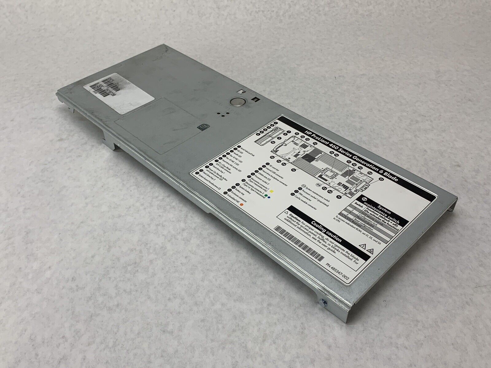 HP ProLiant 460 Series Gen9 Blade Server Top Cover 6053B03777