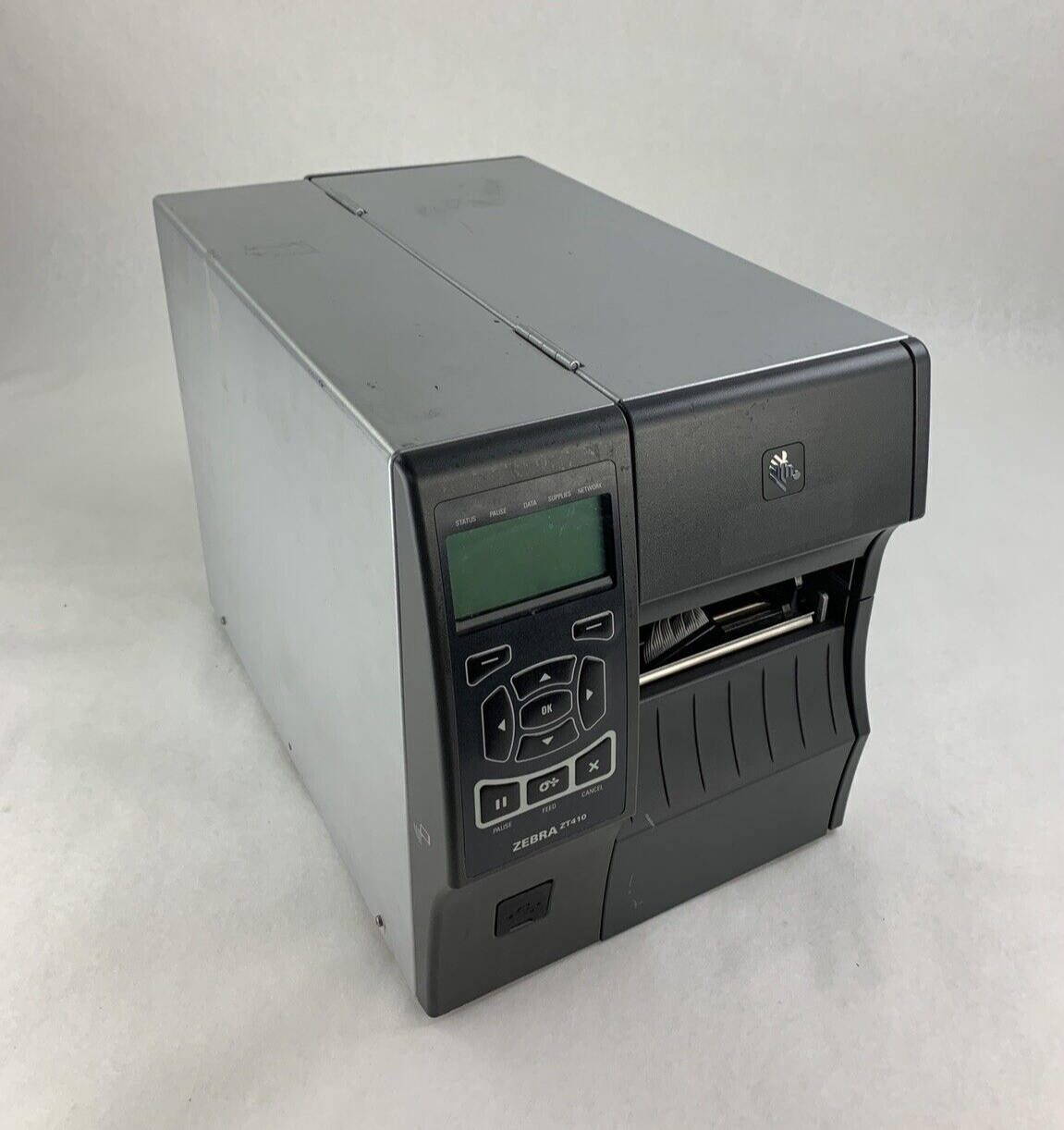 Zebra ZT410 Direct Thermal USB Printer No Printhead and Roller Tested