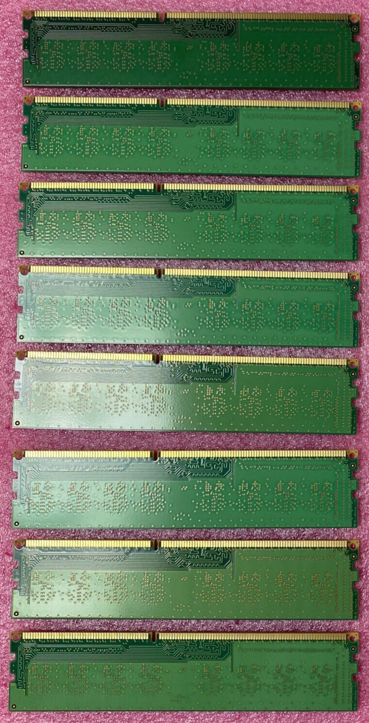 Lot ( 8 ) 2GB Samsung M378B5773DH0-CH9 1Rx8 PC3-10600U DDR3-1333MHz Desktop RAM