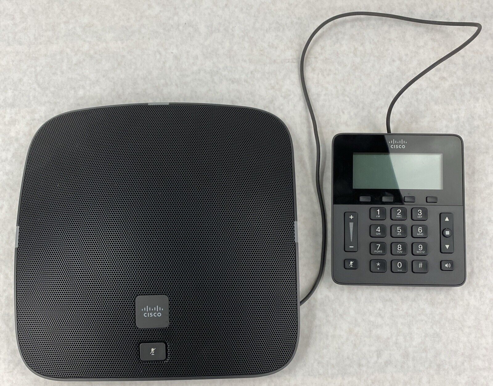 Cisco CP-8831 UC Conference Phone Base w/ Control Unit but NO POWER SUPPLY