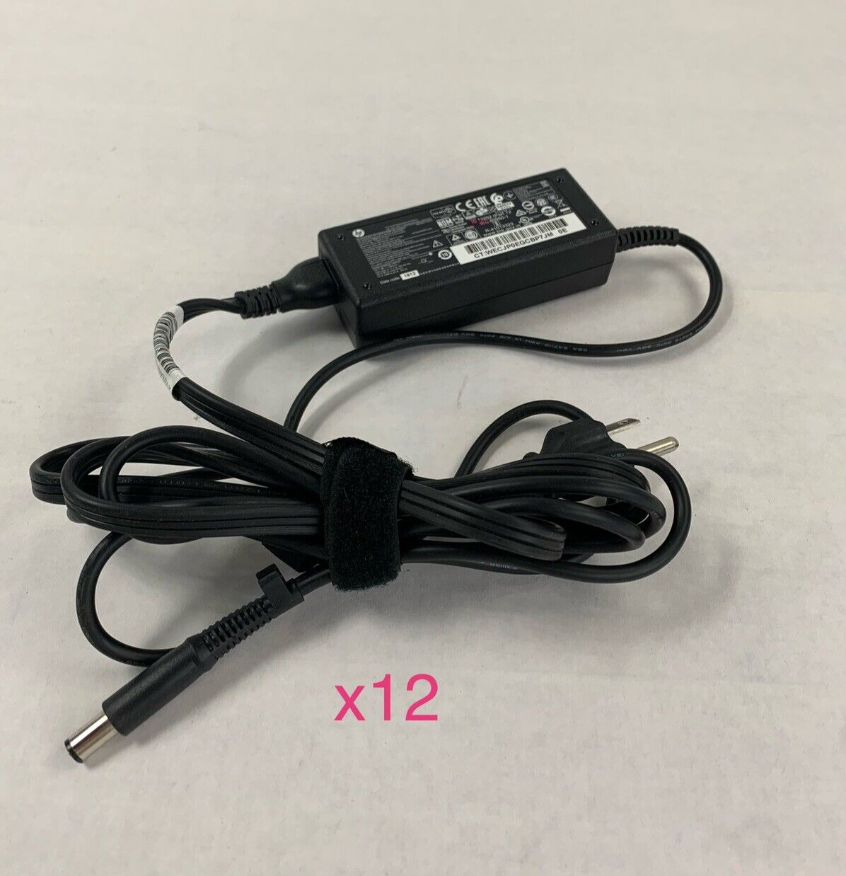 Lot of 12 HP PPP009C Laptop Charger 19.5V Adapter 65W