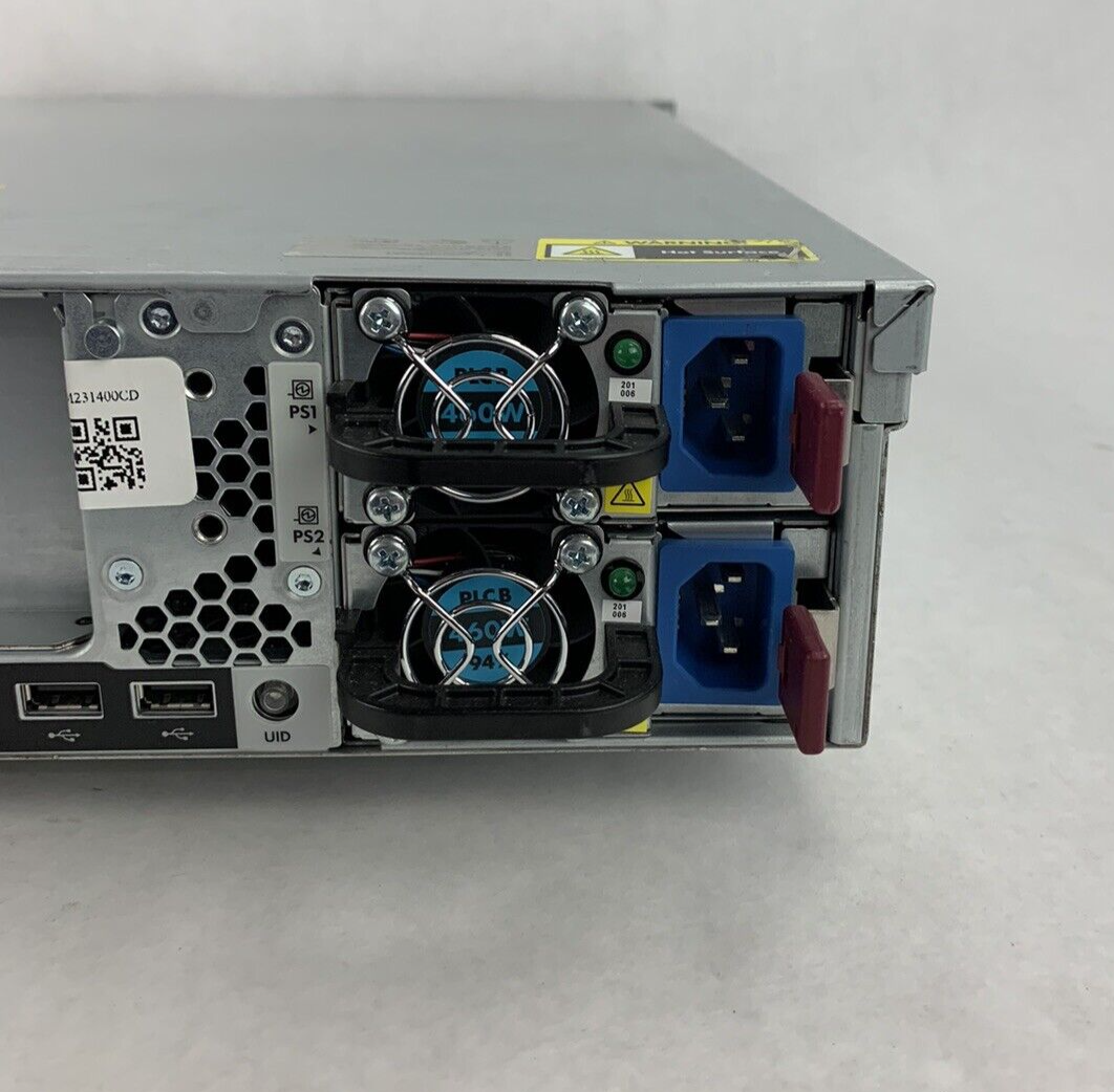 HP ProLiant DL380p Gen 8 2x E5-2609 2.4 GHz 32 GB RAM NO HDD NO OS