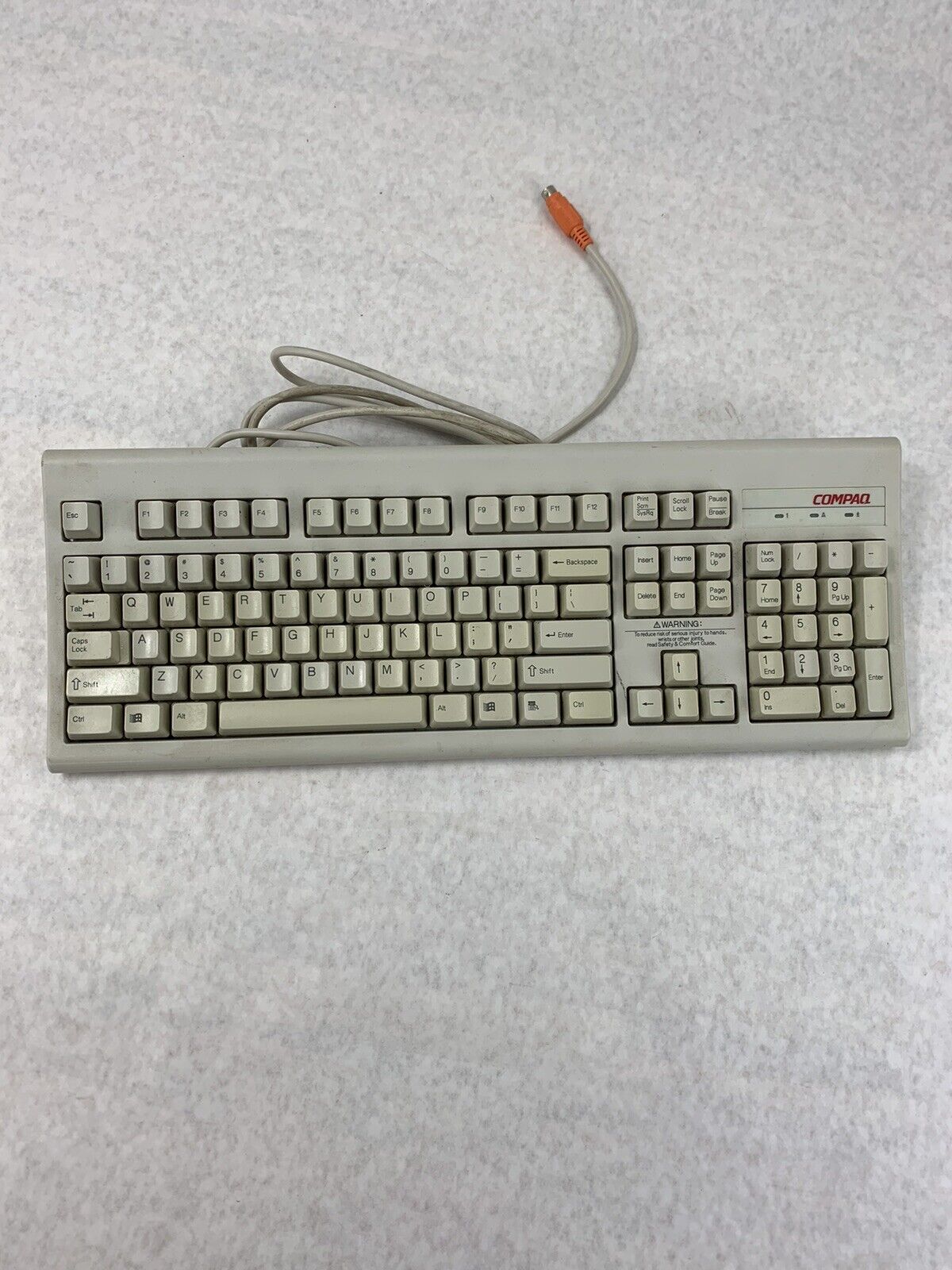 Vintage Compaq Keyboard RT235BT 294318-006 KB-3923 333828-001 PS/2