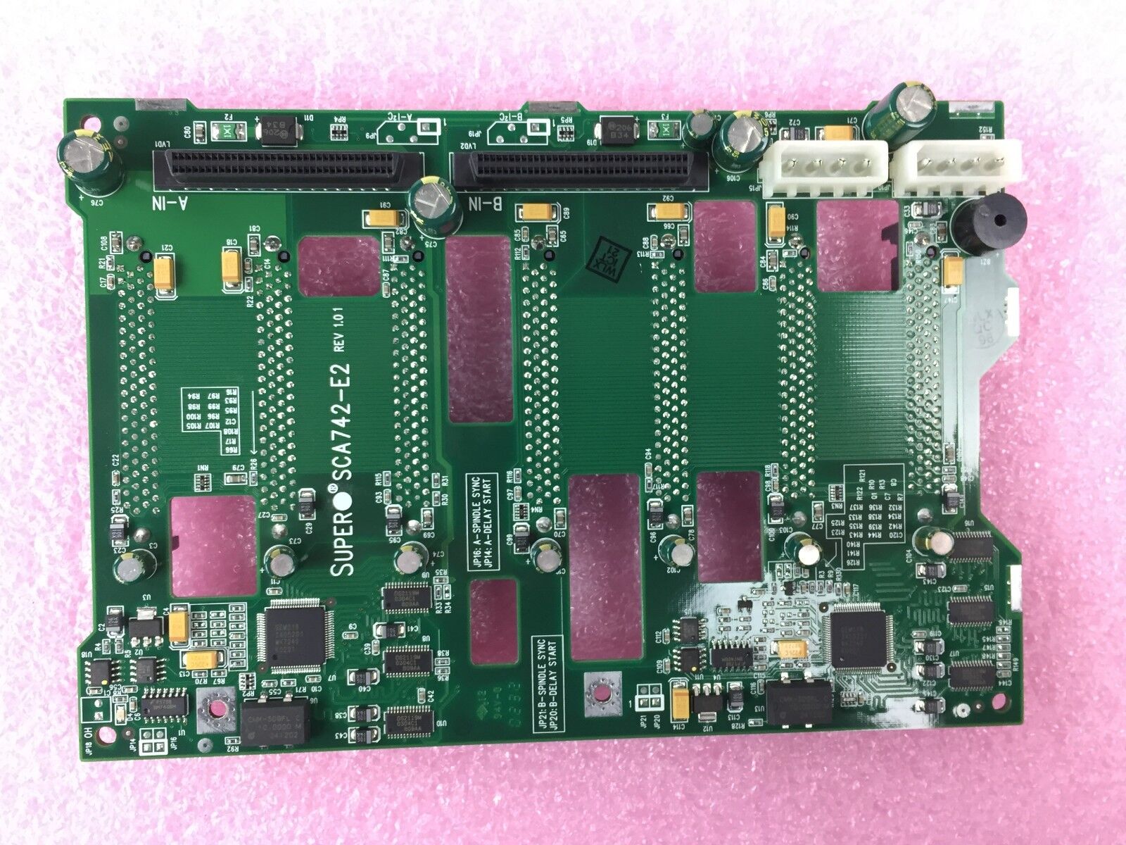 SuperMicro SCSI Dual Channel Backpanel Board SCA742-E2