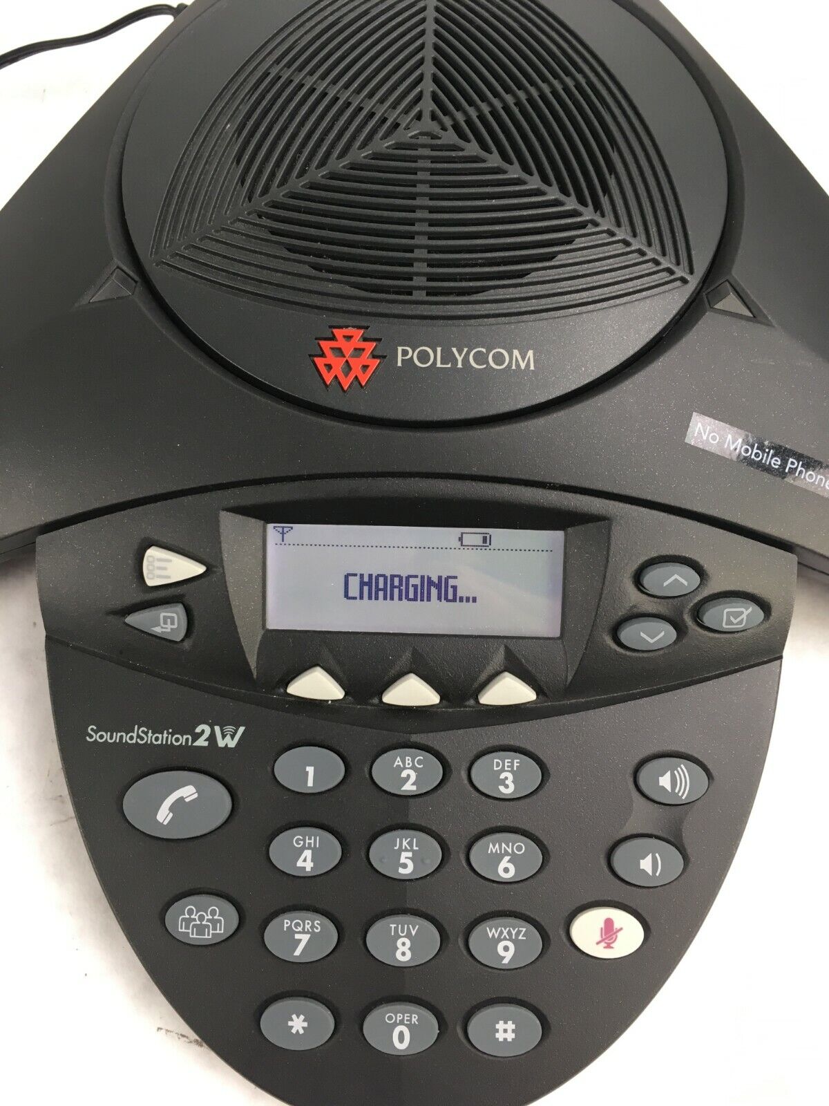 Polycom SoundStation 2W 2201-67880-160 Wireless Conference Phone With Power Cord