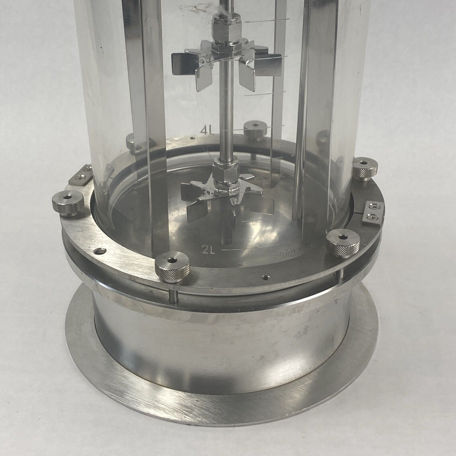 New Brunswick Scientific Q800400 5L Liter Glass Vessel Bioreactor