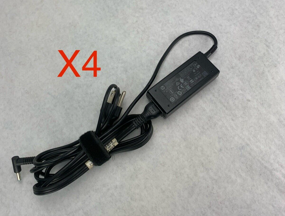 Lot of 4 HP AC Adapter Power Supply 854054-001