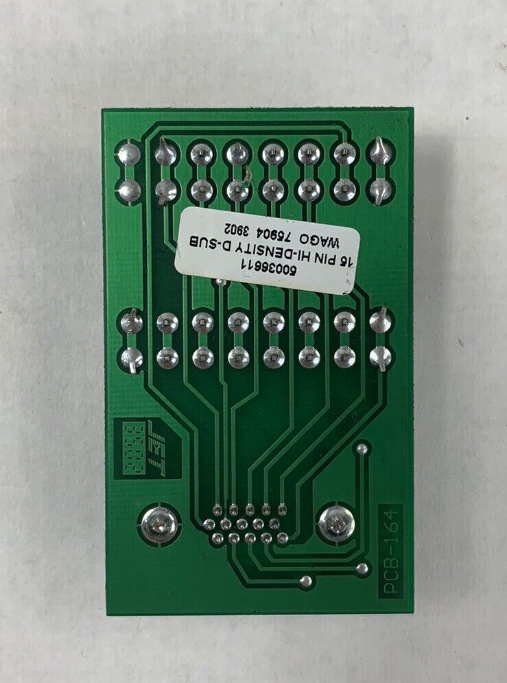 WAGO 50036611 15 Pin Hi-Density D-Sub PCB-164 Jet 3502 Connector