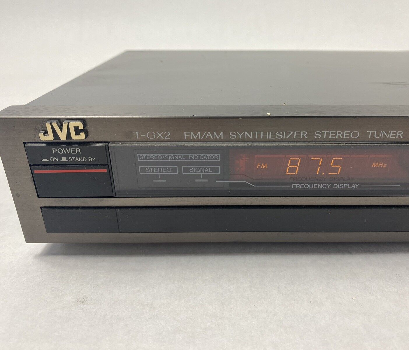 JVC T-GX2 FM/AM Synthesizer Stereo Tuner Power Tested