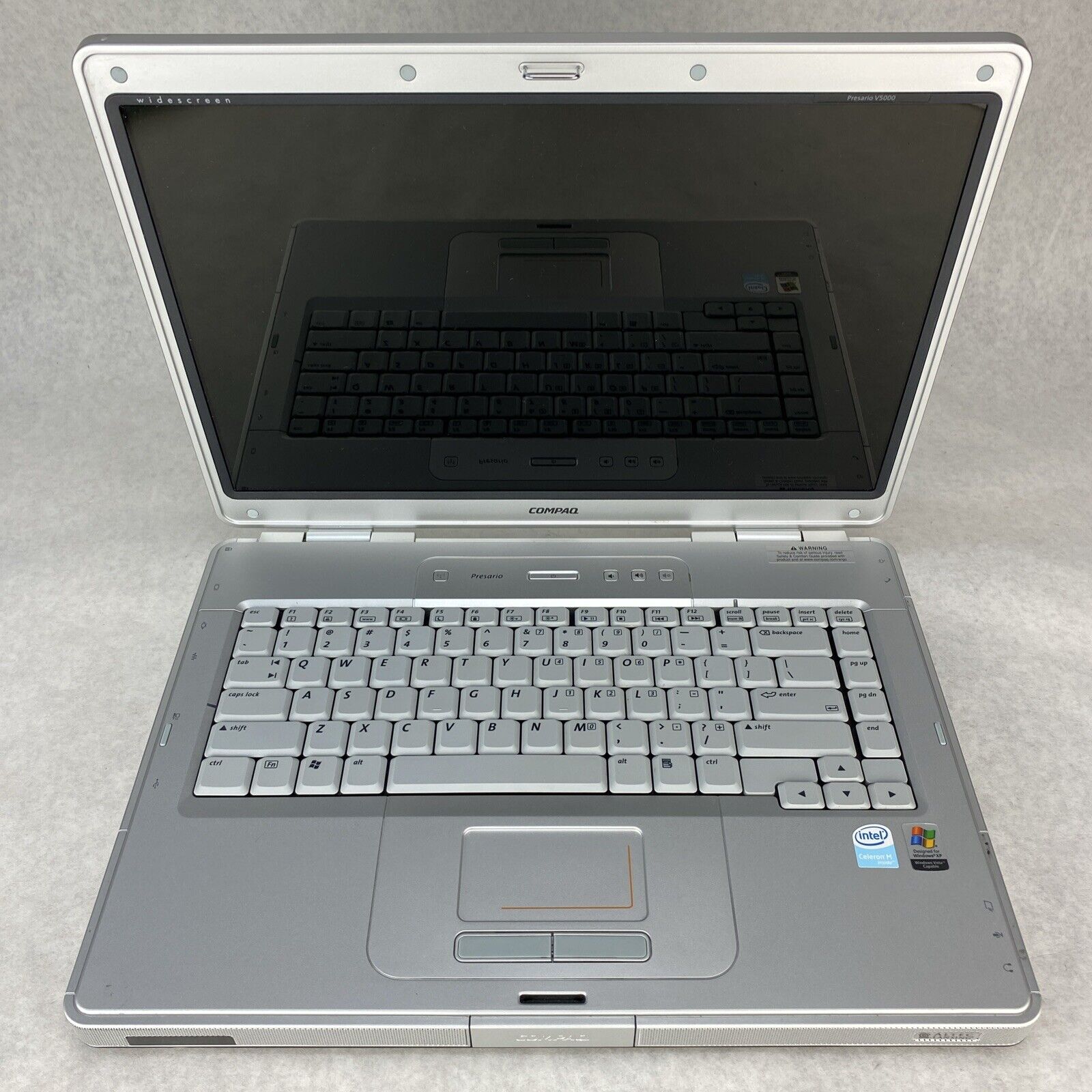 HP Compaq Presario v5000 15" Intel Celeron M410 1.46GHz 2GB RAM No HDD No OS