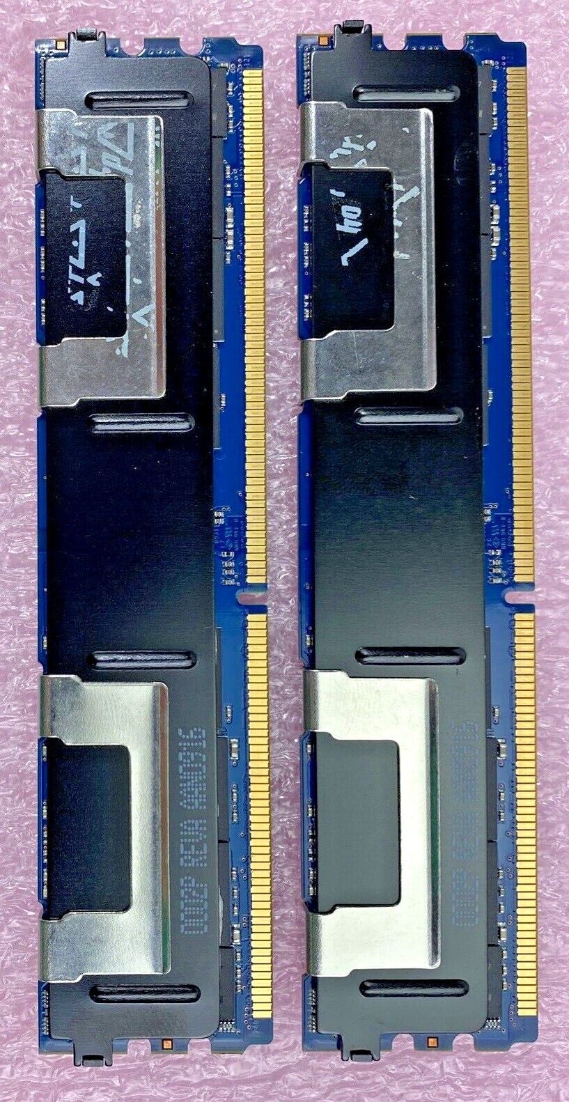 2x 4GB Nanya HP 398708-061 PC2-5300F 667MHz 2Rx4 ECC DDR2 FBDIMM Server Memory