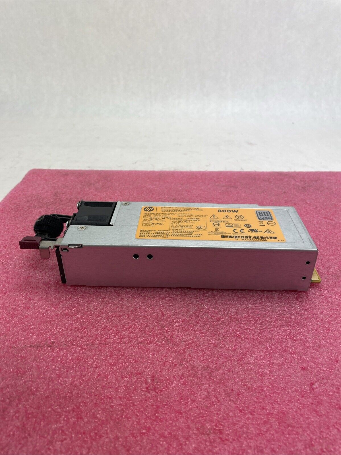 HP HSTNS-PL41 723599-001 800W 80 Plus Platinum Power Supply Tested