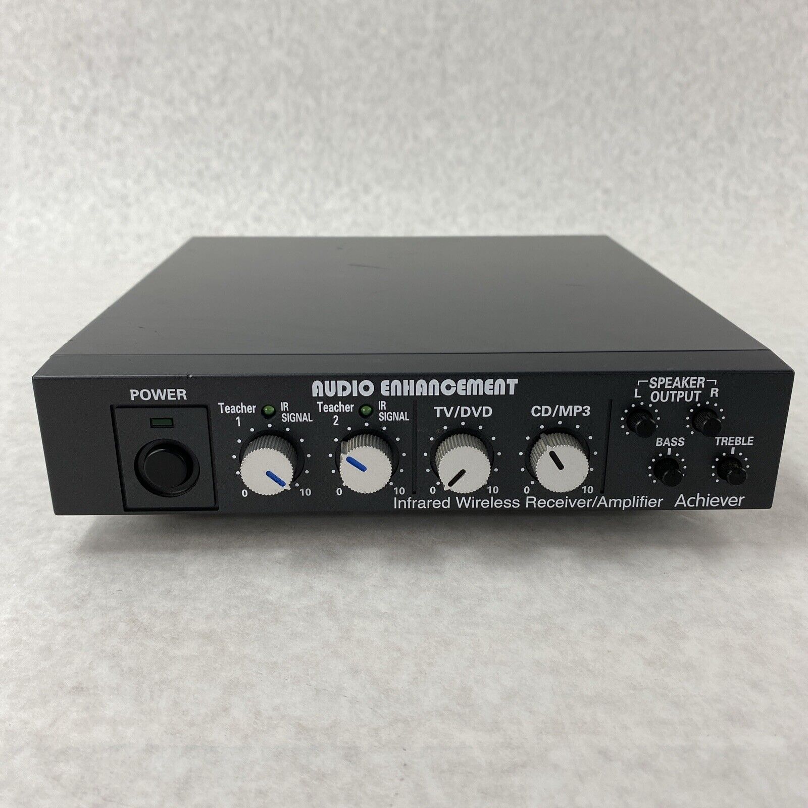 Audio Enhancement CAE-20W Infrared Wireless Receiver Amplifier Achiever - Tested