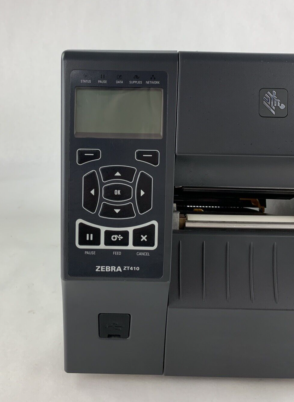 Zebra ZT410 Thermal Label Printer Bluetooth USB Ethernet Ribbon Wrinkles