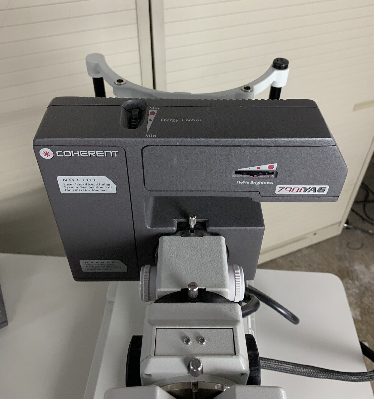 Coherent Lumens 7901YAG Ophthalmic Laser LDS20 Power and Table Tested