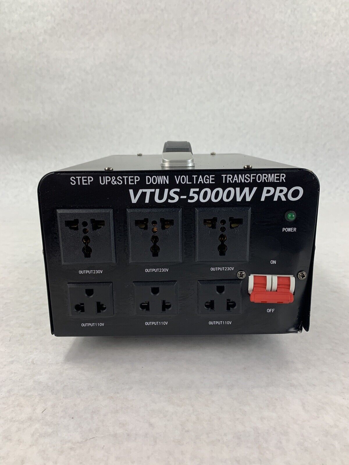 VTUS-5000w Pro Voltage Step Up/Down Converter Power Tested