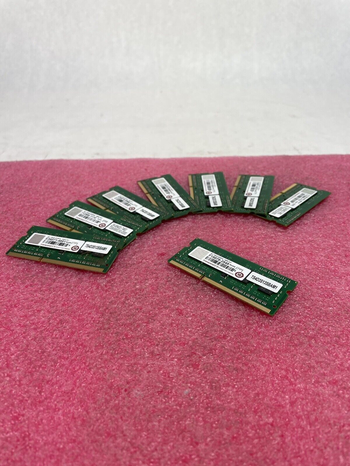 Transcend TS4D3S13SBAM1 4G 1Rx8 DDR3L 1600 SO Memory Module Lot of 8