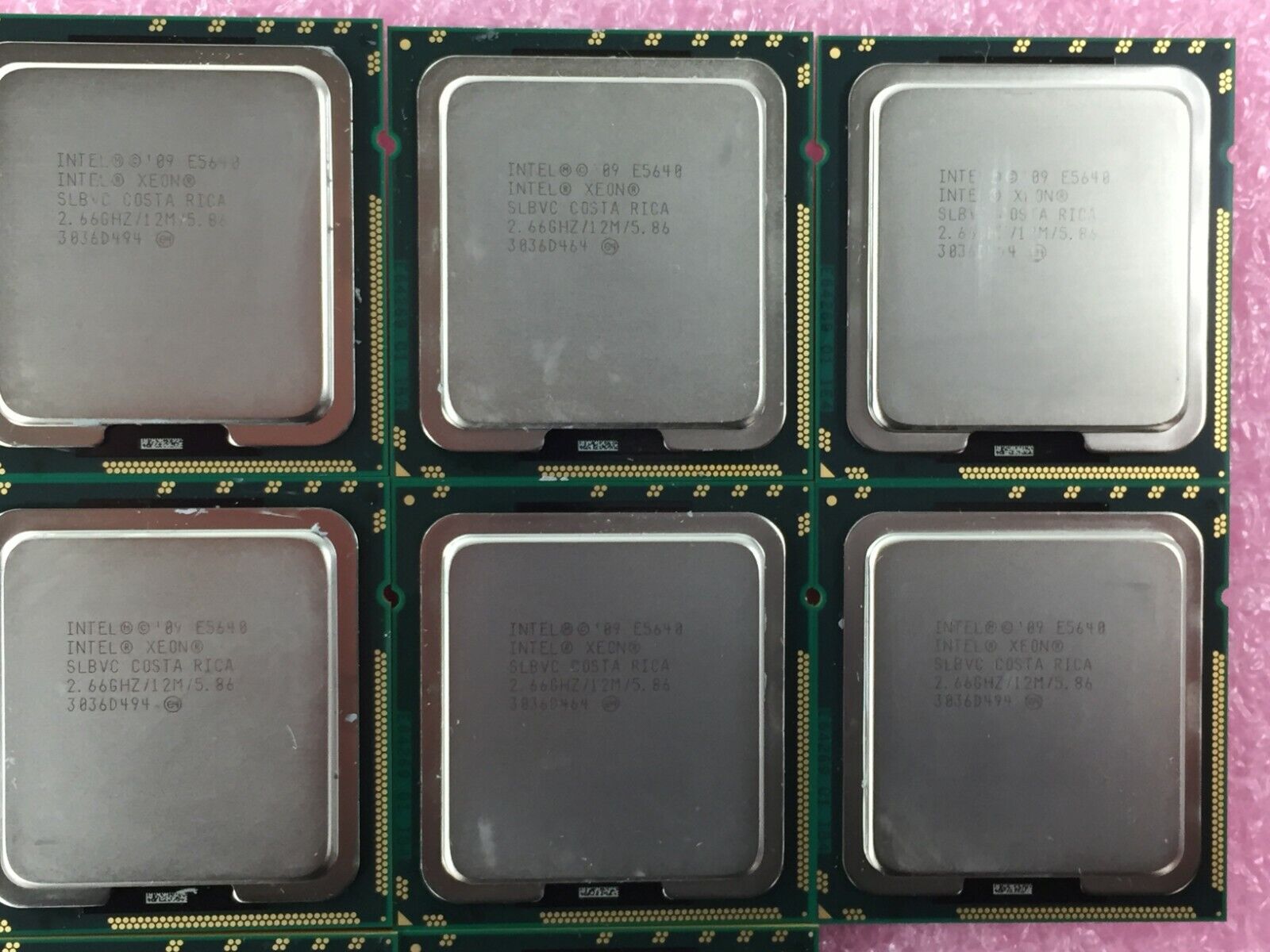 Intel Xeon E5640 SLBVC 2.66GHz LGA1366 Quad Core Server Processor (Lot of 10)