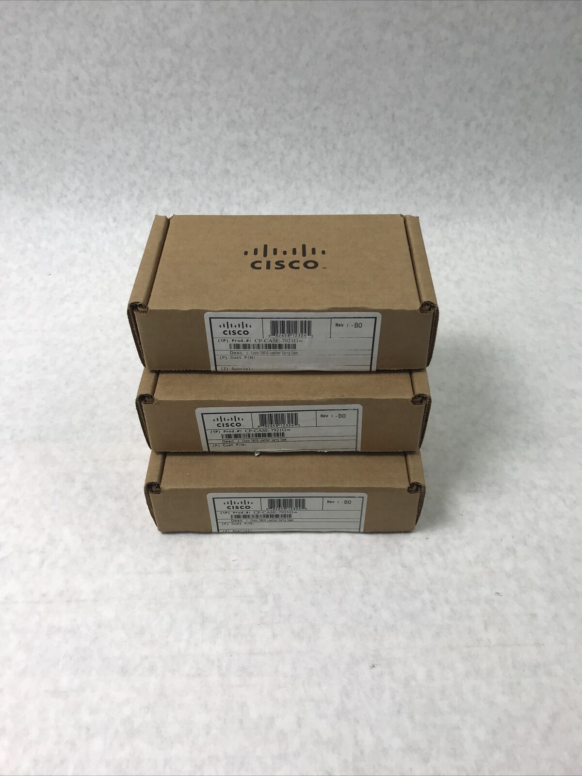 Cisco 7921G Leather Cary Case W/ Cord CP-CASE-7921G (Lot of 3)