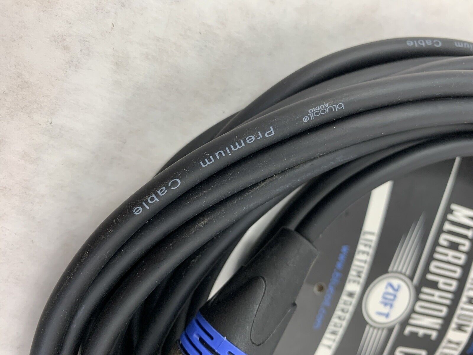 Bluecoil Audio Premium XLR 20ft Microphone Cable