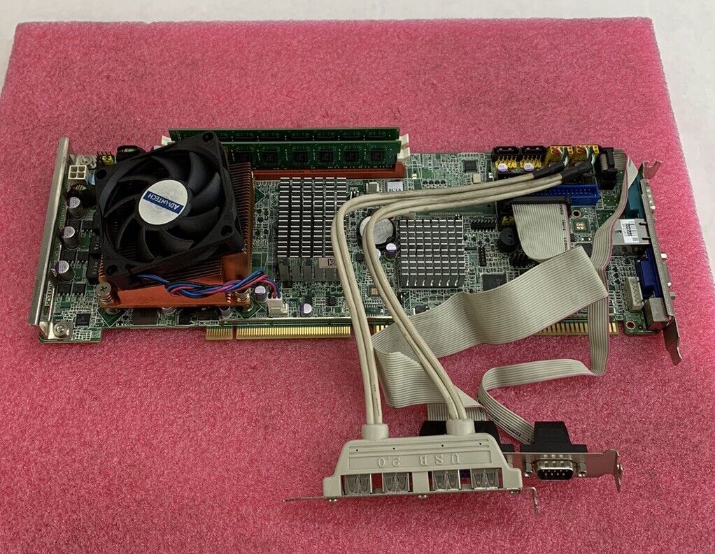 Advantech IPC-619 CPU Board Intel Core 2 Quad Q9400 2.66GHz 4GB RAM