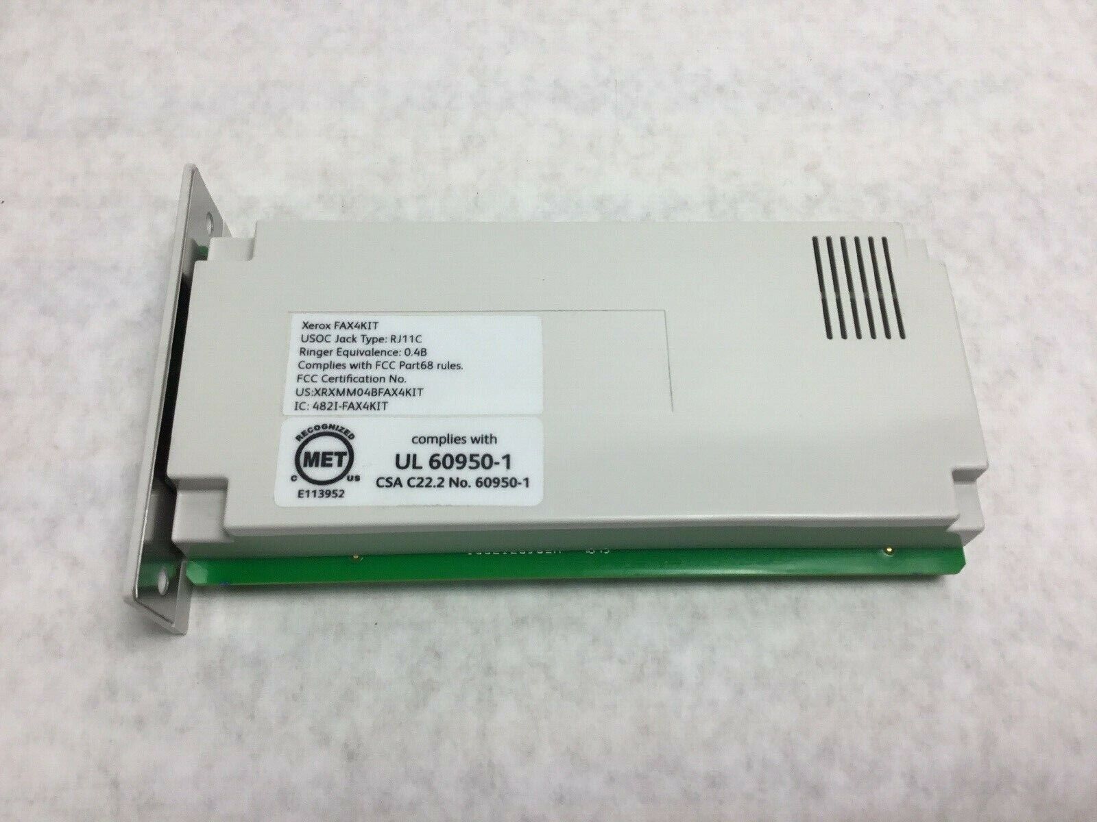 Xerox Workcentre XMF-1 Copier Replacement Fax Module 960K76642 084K42804