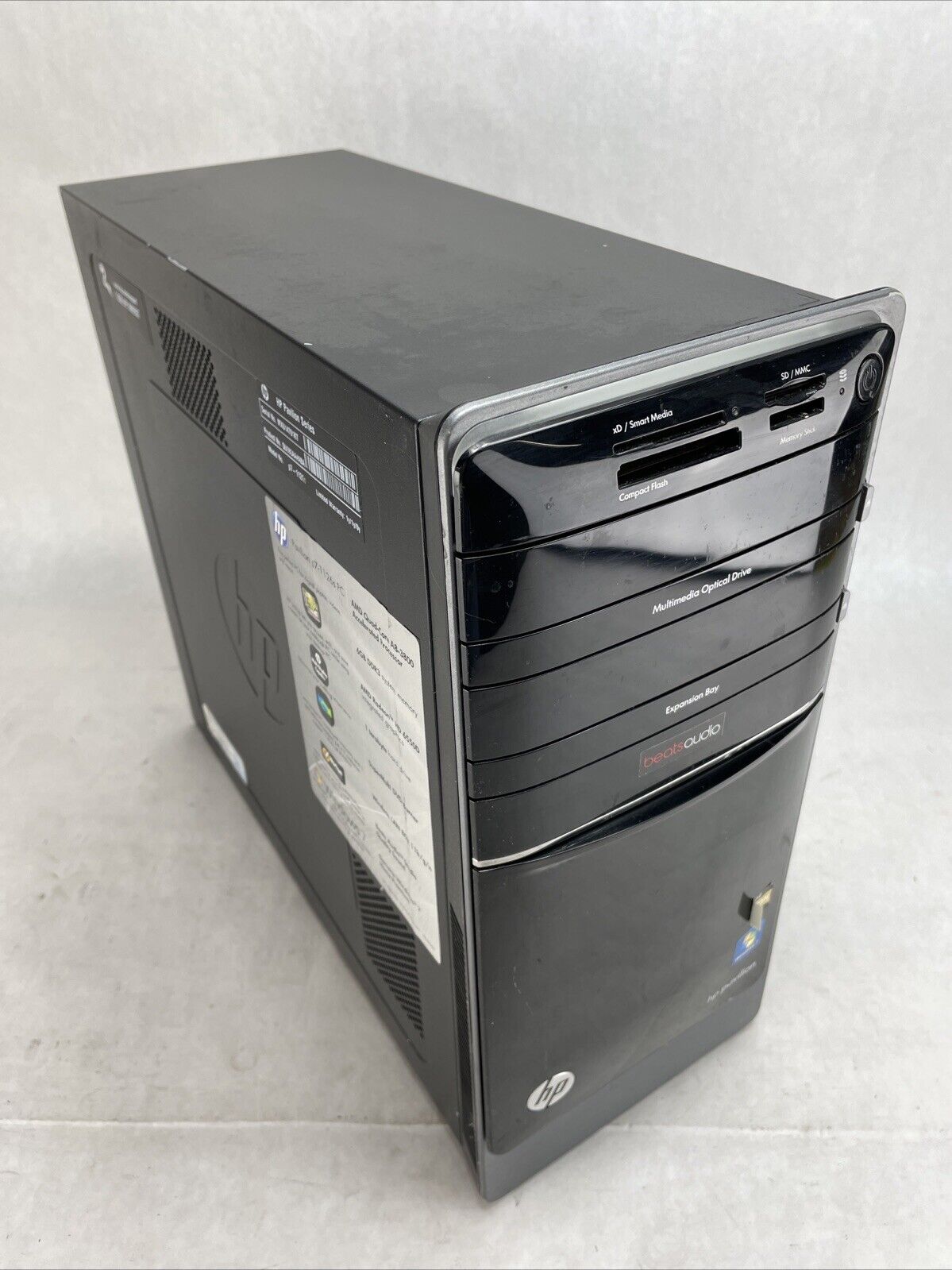 HP P7-1126 MT AMD A8-3800 2.4GHz 6GB RAM No HDD No OS