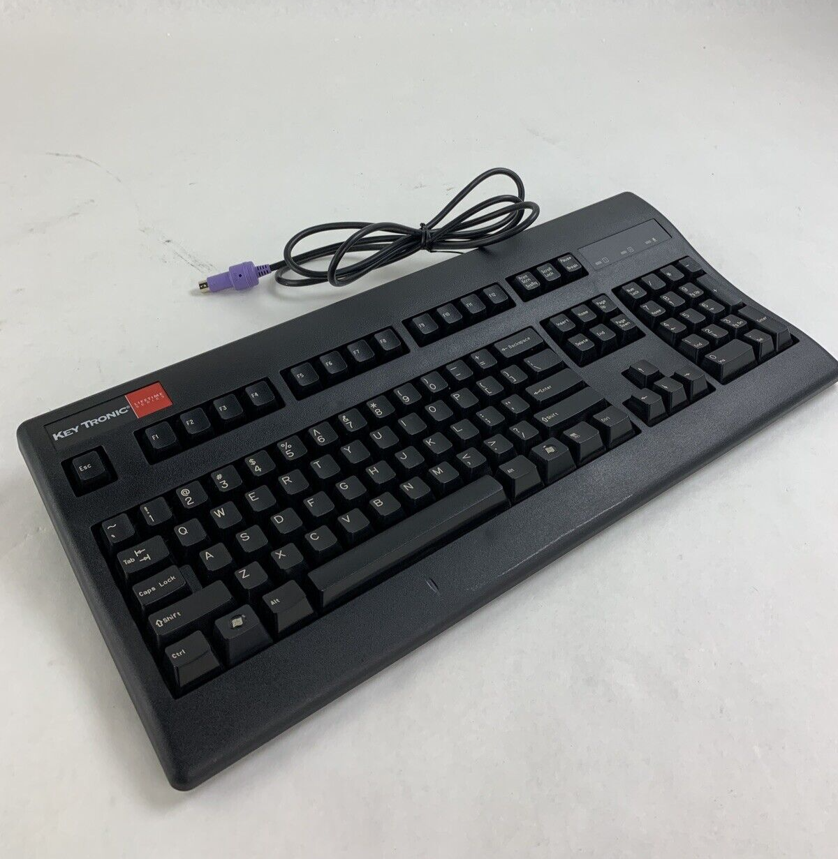 Vintage Lifetime by Keytronic Designer-P2 Wired Black Keyboard Tested