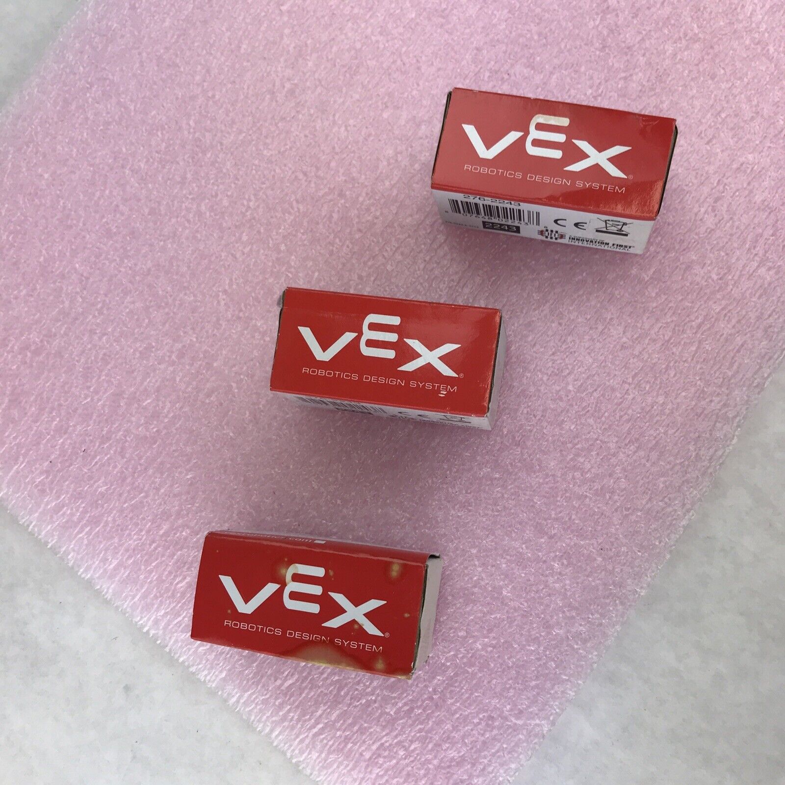 VEX Robotics #276-2243 VEXnet Backup Battery Holder (Lot of 3)