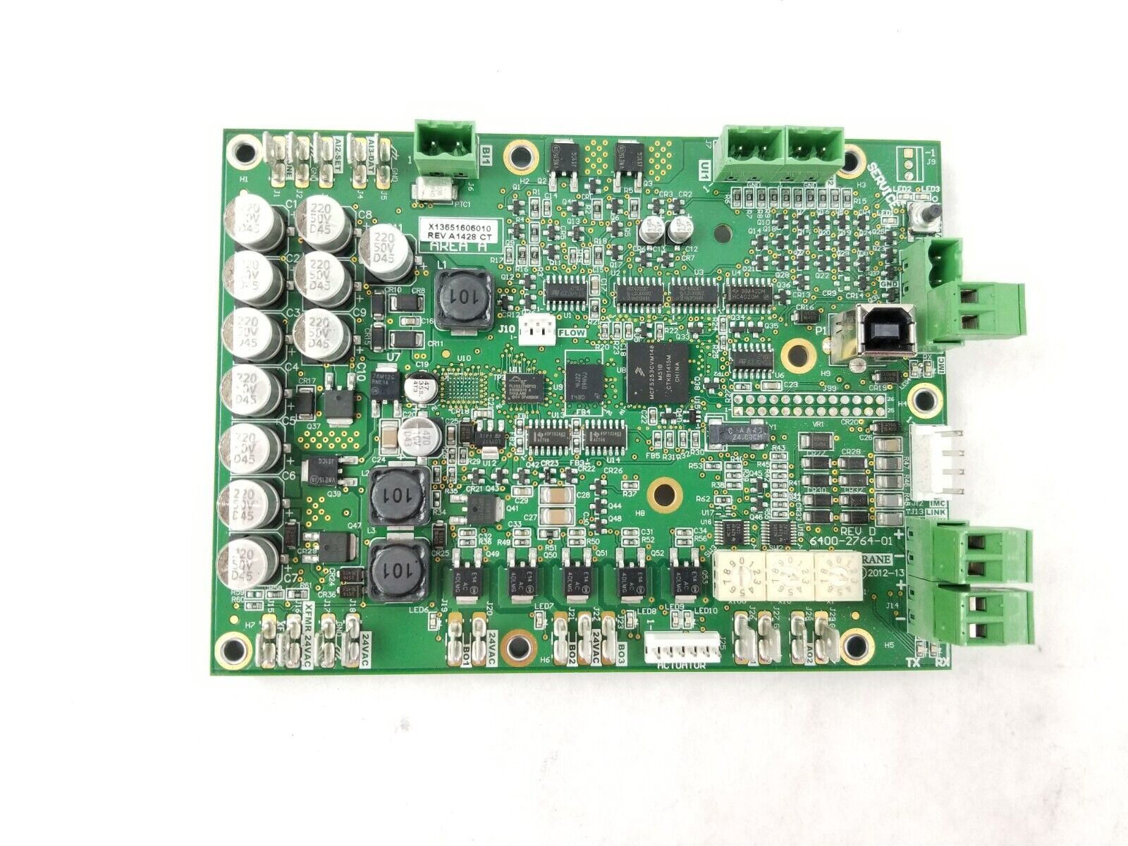 Trane 6400-2764-01 Rev D X13651606010 Control Circuit Board