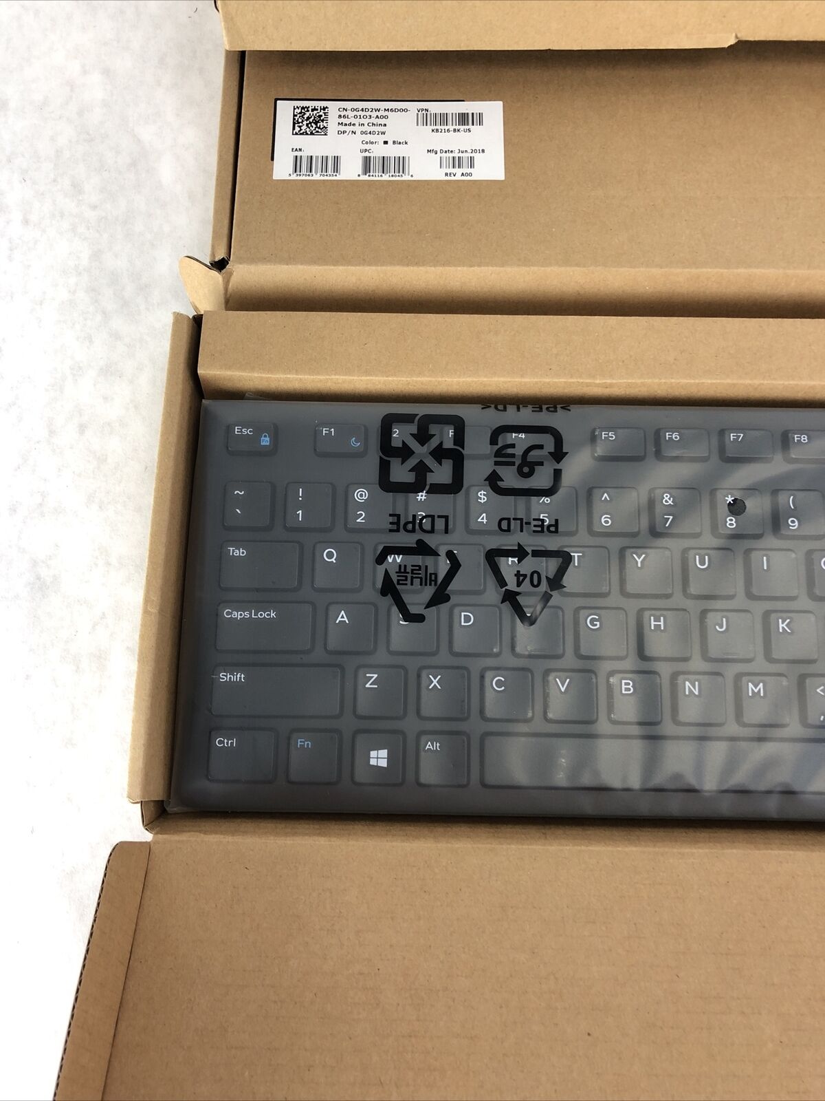 Dell Wired Keyboard KB216 G4D2W (Lot of 3)