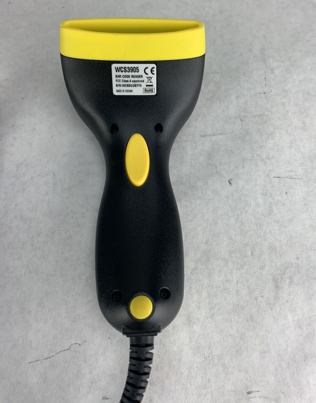 Lot of 2 Wasp WCS3050 USB Barcode Scanner