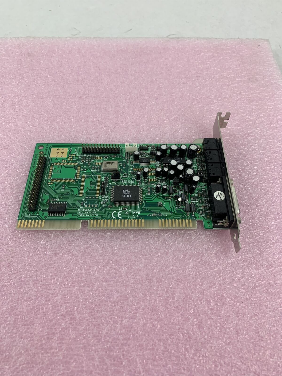 BTC 1817D OPTi 82C931 Sound Card ISA