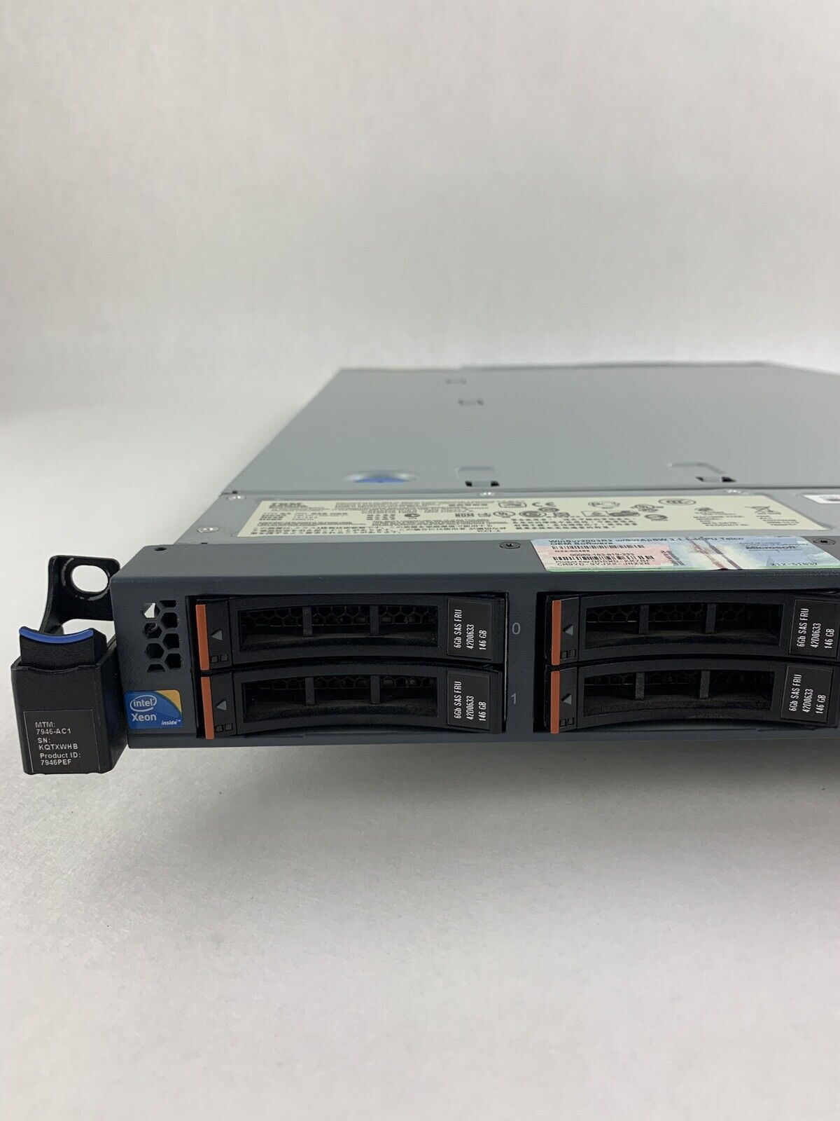 IBM System X3550 M2 Server Xeon E-5520 2.27 GHz 12 GB Ram No OS No HDD